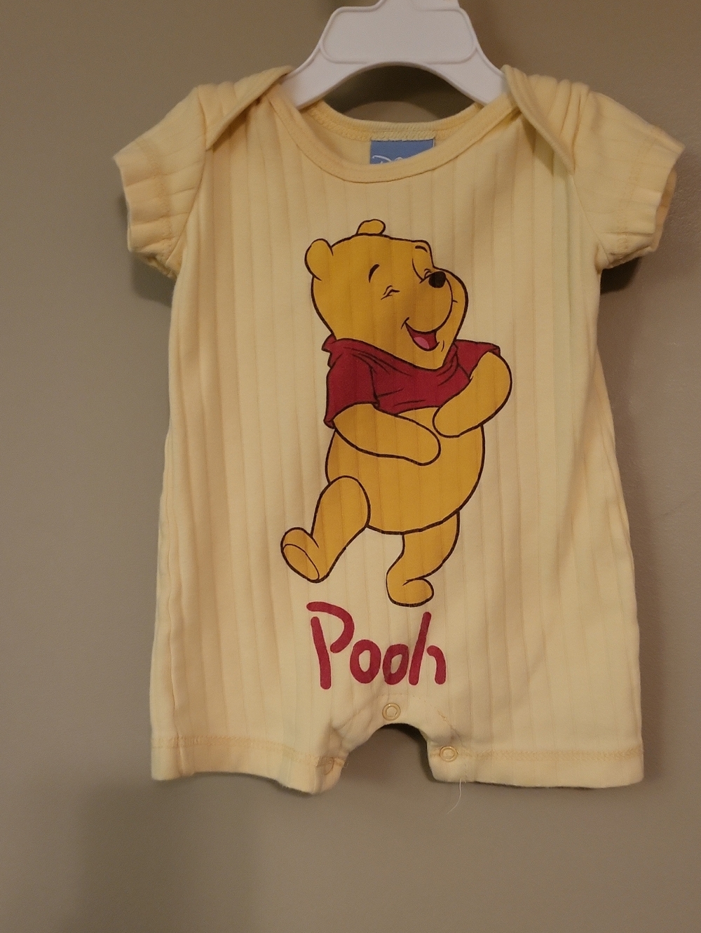 Disney Pooh short ribbed romper